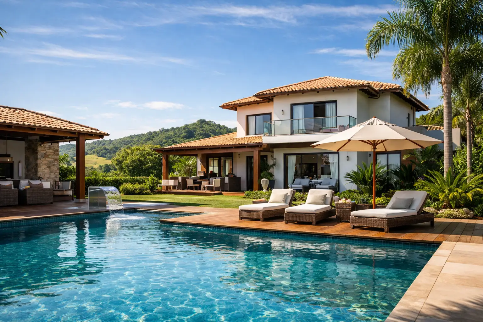 Casa com piscina em Atibaia: vale a pena?
